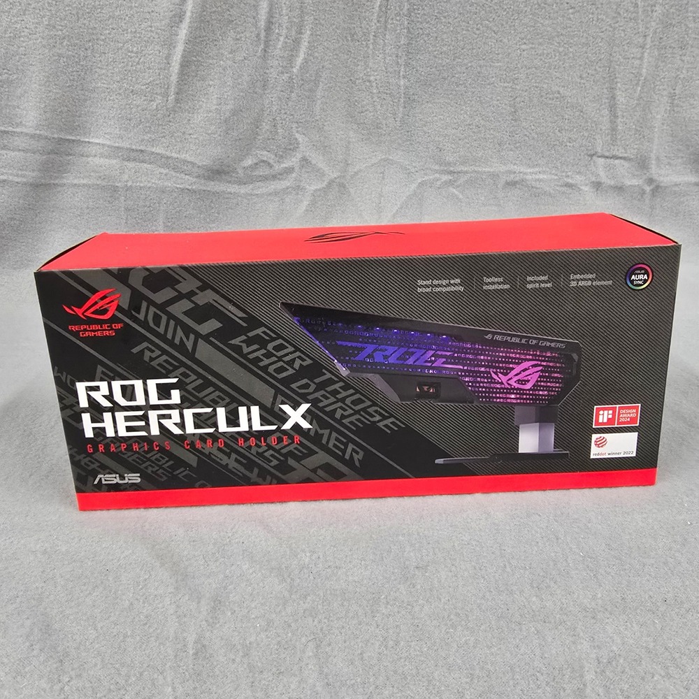 ASUS‎ ROG Herculx Graphics Card Holder GPU Support Stand ARGB Aura Sync XH01